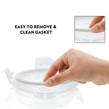 Load image into Gallery viewer, Borosil Klip N Store Glass Food Container ( round ) - KOCHEN ESSENTIAL
