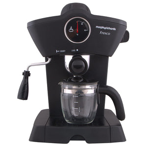 MORPHY RICHARDS FRESCO 800-WATT 4-CUPS ESPRESSO COFFEE MAKER (BLACK) - KOCHEN ESSENTIAL