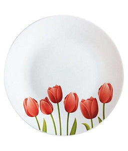 LAOPALA OPALWARE DIVA IVORY DINNER SET, 27 PCS, TULIP GARDEN - KOCHEN ESSENTIAL