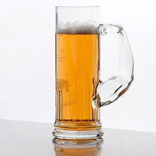 Load image into Gallery viewer, Glass Beer Mug - 1 Piece, Clear, 600 ml

