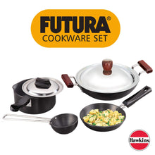 Load image into Gallery viewer, HAWKINS FUTURA COOKWARE SET, 7 PIECES SET (LS8), HARD ANODISED - KOCHEN ESSENTIAL
