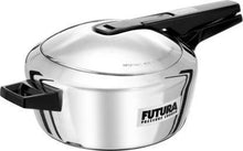 Load image into Gallery viewer, HAWKINS FUTURA STAINLESS STEEL 4 L INDUCTION BOTTOM PRESSURE COOKER  (STAINLESS STEEL) - KOCHEN ESSENTIAL
