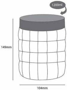 CELLO CHECKERS SET PLASTIC STORAGE CONTAINER, PACK OF 18, CLEAR. - KOCHEN ESSENTIAL