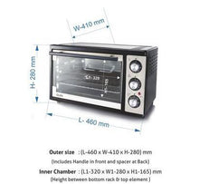 Load image into Gallery viewer, GLEN 5025 OVEN TOASTER GRILL  25 LITRES OTG, BLRC 25 L OTG WITH MULTI FUNCTION - KOCHEN ESSENTIAL
