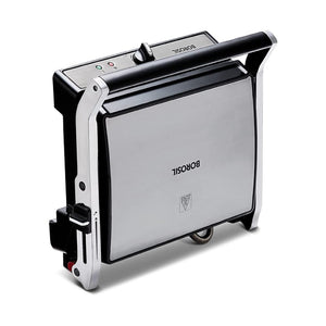 Borosil Super Jumbo 2000-Watt Grill Sandwich Maker, Black