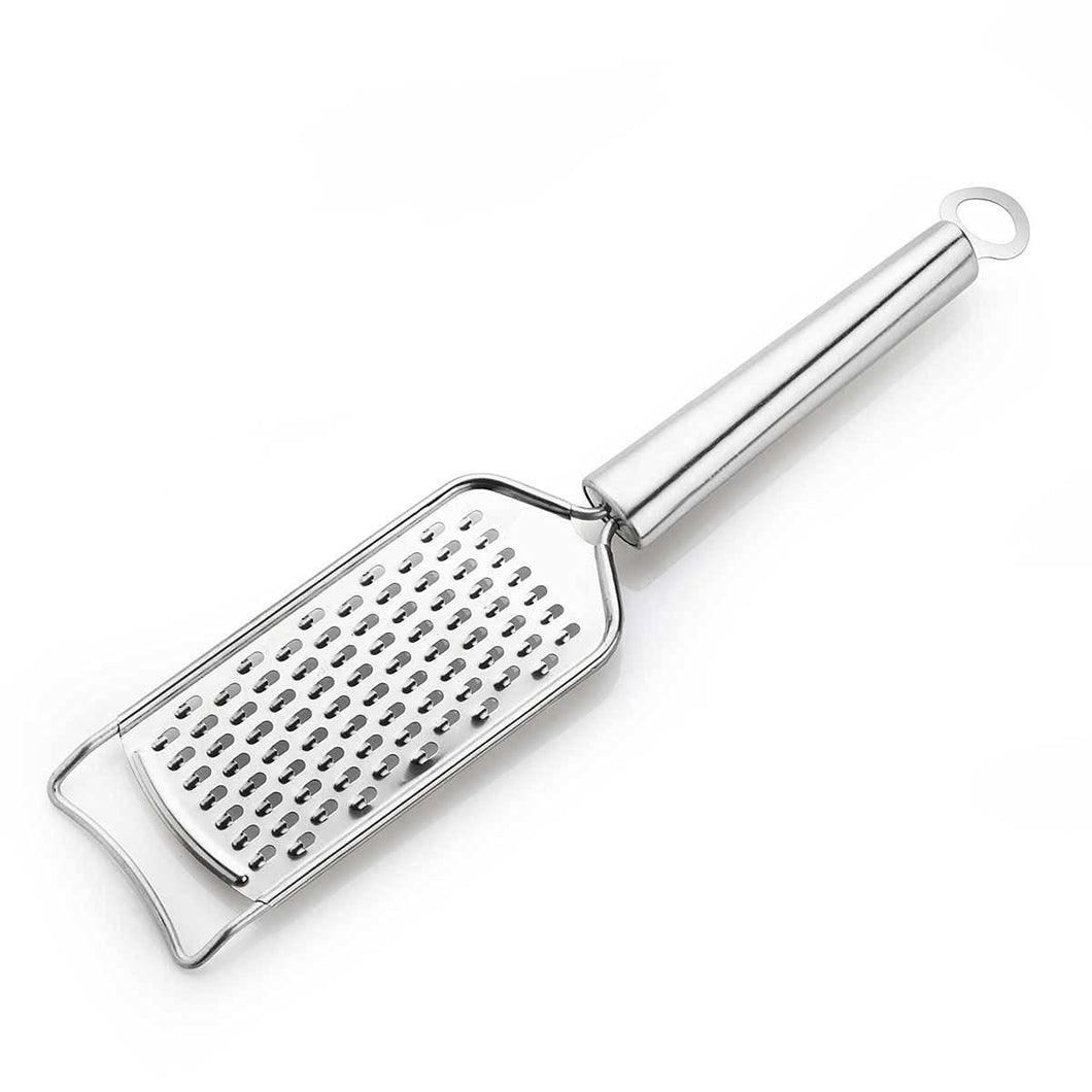 LAKSHITA CHEESE GRATER, STAINLESS STEEL CHEESE GRATER WITH PIPE HANDLE - KOCHEN ESSENTIAL