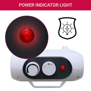 Inalsa Electric Fan Heater Hotty - 2000 Watts Variable Temperature Control Cool/Warm/Hot Air Selector | Over Heat Protection | ISI Certification, White