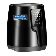 Load image into Gallery viewer, INALSA Air Fryer Top Chef Digital-1400W, 4L|Smart AirCrisp Technology| 8-Preset, Touch Control &amp; Digital Display| Variable Temp &amp; Time Control (Black)
