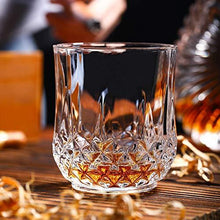 Load image into Gallery viewer, Crystal whiskey set, 6 pc crystal glasses with 1 pc decanter, 7 pcs - KOCHEN ESSENTIAL
