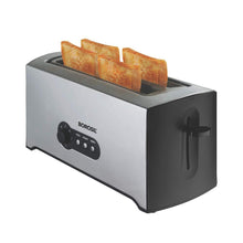 Load image into Gallery viewer, BOROSIL KRISPY 4 SLICE JUMBO POP UP TOASTER, BLACK - KOCHEN ESSENTIAL
