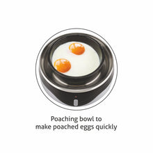 Load image into Gallery viewer, Glen Egg Boiler Boils 7 Eggs, 1 Poaching Cup, Auto shut Off, 350W (3030EB7) - KOCHEN ESSENTIAL
