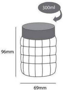 CELLO CHECKERS SET PLASTIC STORAGE CONTAINER, PACK OF 18, CLEAR. - KOCHEN ESSENTIAL