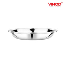 Load image into Gallery viewer, Vinod Stainless Steel Halwa Plate Set of 12 Pieces - KOCHEN ESSENTIAL
