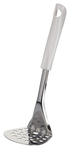 FACKELMANN STAINLESS STEEL POTATO MASHER, WHITE, 24CM - KOCHEN ESSENTIAL