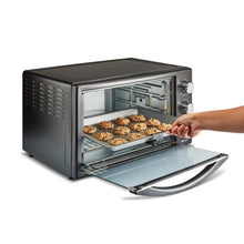 Load image into Gallery viewer, BOROSIL PRO 42 LITRE OTG, WITH MOTORISED ROTISSERIE AND CONVECTION, 2000 W, BLACK - KOCHEN ESSENTIAL
