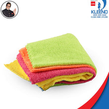 Load image into Gallery viewer, Kleeno by Cello Microfiber Multipurpose Cloth Set of 10, Assorted, Large
