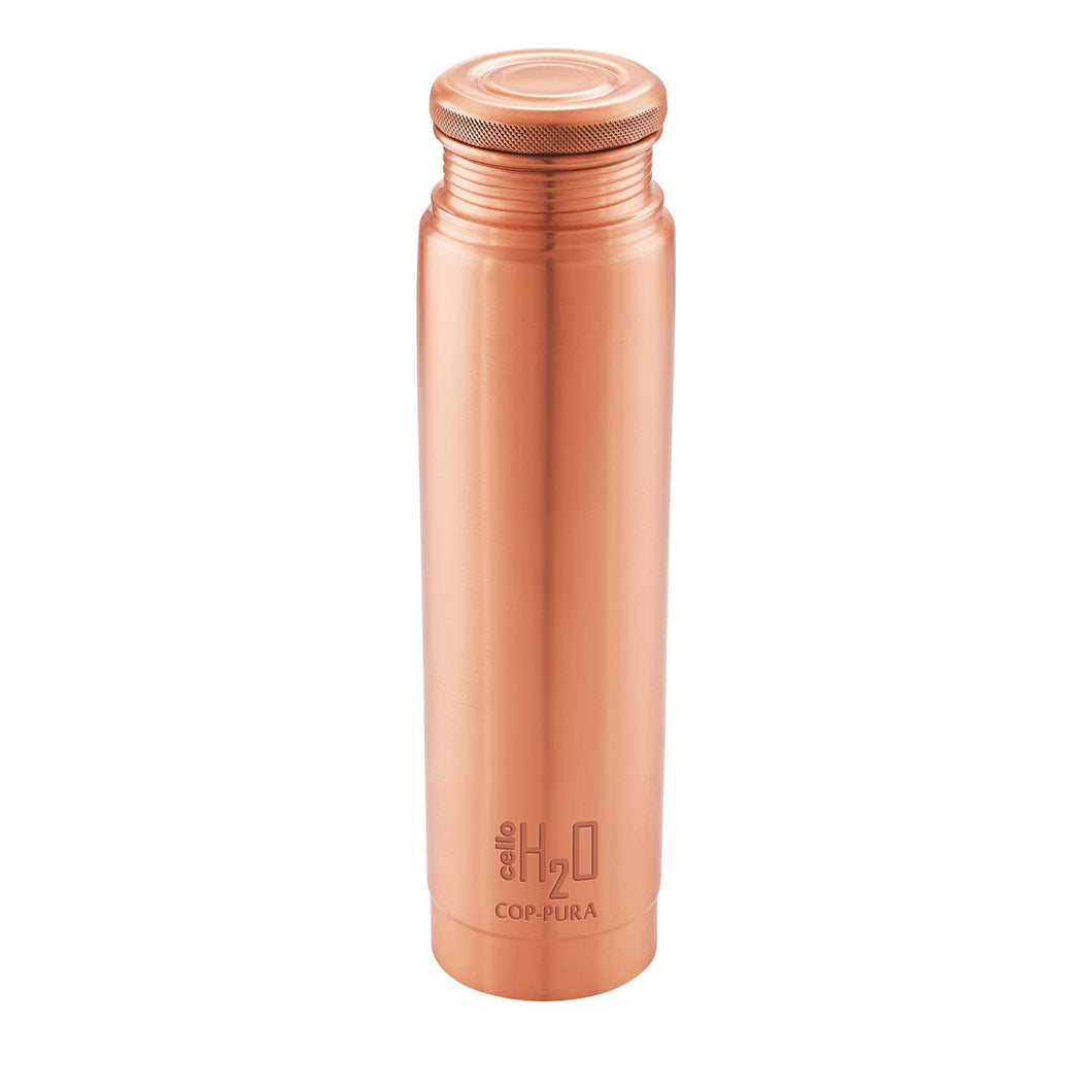 Cello Cop-Pura H2O Copper Water Bottle, 1100ml, 1pc, Copper