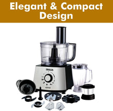 Load image into Gallery viewer, INALSA FOOD PROCESSOR VERVE, 800 WATTS - KOCHEN ESSENTIAL
