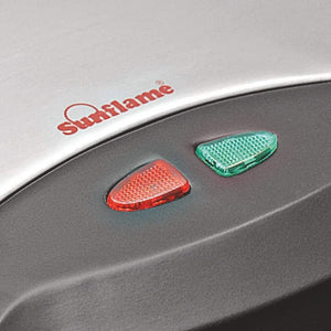SUNFLAME MULTI GRILL SANDWICH TOASTER, SF-111, BLACK, 2 PLATES - KOCHEN ESSENTIAL