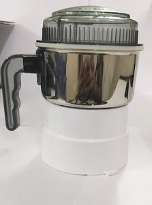 Sujata Chutney Steel Jar, 400 ml, (White) - KOCHEN ESSENTIAL