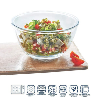 BOROSIL MIXING BOWL 500 ML - KOCHEN ESSENTIAL