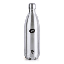Load image into Gallery viewer, Cello Swift Stainless Steel Double Walled Hot and Cold Flask, 1000ml, Silver
