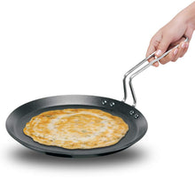 Load image into Gallery viewer, Hawkins Futura Nonstick Induction Compatible Flat Tava (Diameter 26 cm, Thickness 4.88 mm, Black), INFT26 - KOCHEN ESSENTIAL
