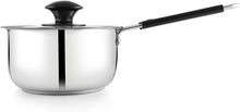 Load image into Gallery viewer, PNB kitchenmate STAINLESS STEEL SAUCEPAN, ROMANO SAUCEPAN WITH LID, INDUCTION BASED - KOCHEN ESSENTIAL
