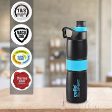 Load image into Gallery viewer, Cello Force Stainless Steel Sports Bottle 700ml - KOCHEN ESSENTIAL
