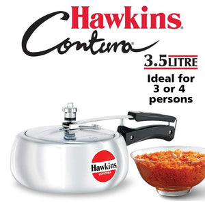 HAWKINS CONTURA PRESSURE COOKER , ALUMINIUM , HC - KOCHEN ESSENTIAL