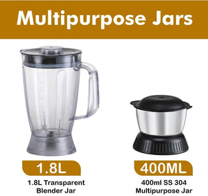 INALSA FOOD PROCESSOR VERVE, 800 WATTS - KOCHEN ESSENTIAL