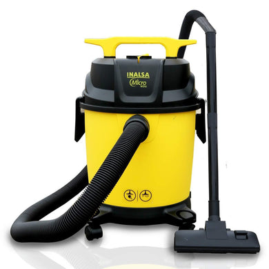 Inalsa Vacuum Cleaner Wet and Dry Micro WD10 with 3in1 Multifunction Wet/Dry/Blowing| 14KPA Suction and Impact Resistant Polymer Tank,(Yellow/Black) - KOCHEN ESSENTIAL