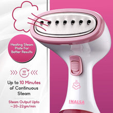 Load image into Gallery viewer, Inalsa Steamax 1200-Watt Garment Steamer with Detachable Fabric &amp; Steam Brush &amp; 260ml Capacity | Vertical &amp; Horizontal Ironing - KOCHEN ESSENTIAL

