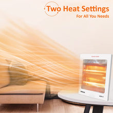 Load image into Gallery viewer, INALSA Room Heater for home Neon V2 With 800 Watt Power |Cool Touch Body| 2 Heating Rods With Grill Protection| Safety Tip Over Switch| Noiseless Room Heater |ISI Certified
