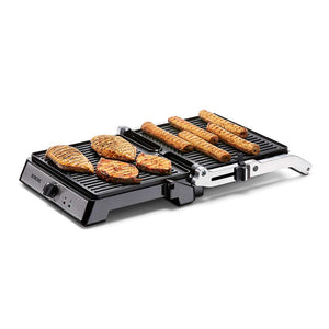 Borosil Super Jumbo 2000-Watt Grill Sandwich Maker, Black