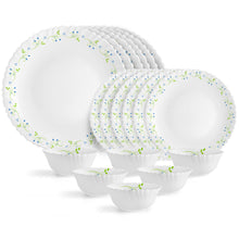 Load image into Gallery viewer, Cello Opalware Dazzle Tropical Lagoon Dinner Set, 18Pcs, White
