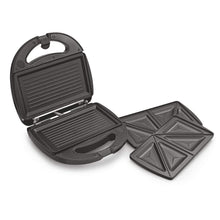 Load image into Gallery viewer, SUNFLAME MULTI GRILL SANDWICH TOASTER, SF-111, BLACK, 2 PLATES - KOCHEN ESSENTIAL
