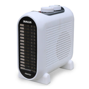 Inalsa Electric Fan Heater Hotty - 2000 Watts Variable Temperature Control Cool/Warm/Hot Air Selector | Over Heat Protection | ISI Certification, White