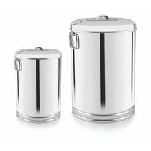 Load image into Gallery viewer, PNB STAINLESS STEEL KUNDA PAWALI PLAIN - ATTA CONTAINER - KOCHEN ESSENTIAL
