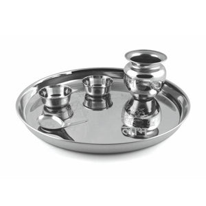 PNB KITCHENMATE STAINLESS STEEL POOJA SET - KOCHEN ESSENTIAL