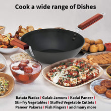 Load image into Gallery viewer, HAWKINS FUTURA NONSTICK STIR-FRY WOK WITH STAINLESS STEEL LID, 3 LITRES, 28 CM, 3.25 MM - KOCHEN ESSENTIAL
