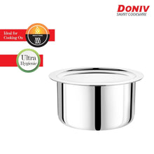 Load image into Gallery viewer, DONIV Titanium Triply Stainless Steel Tope with Cover, Induction Friendly - KOCHEN ESSENTIAL

