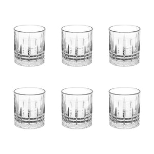 TREO OXFORDS ON THE ROCKS GLASS SET, 350ML, SET OF 6 PCS - KOCHEN ESSENTIAL