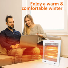 Load image into Gallery viewer, INALSA Room Heater for home Neon V2 With 800 Watt Power |Cool Touch Body| 2 Heating Rods With Grill Protection| Safety Tip Over Switch| Noiseless Room Heater |ISI Certified
