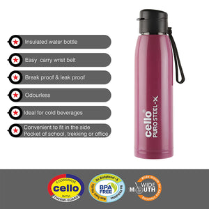 Cello Puro Steel-X Cooper Water Bottle, 900ml