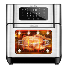Load image into Gallery viewer, Inalsa Aero Crisp Air Fryer Oven with Extra Large Capacity | Digital Display and Stainless Steel |10 Preset Program | Rotisserie Function and 1500 Watts (Black) - KOCHEN ESSENTIAL
