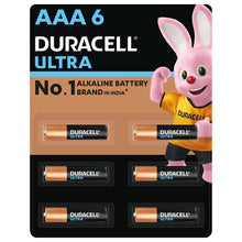 Load image into Gallery viewer, Duracell Ultra Alkaline AAA Battery, 6 Pcs
