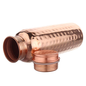 RAJHANS COPPER BOTTLE HAMMERED 800ML - KOCHEN ESSENTIAL