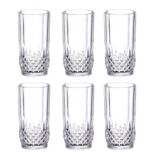 Load image into Gallery viewer, Crystal Glass for Water and Juice Crystal Clear - 6 Pieces, Transparent, 250 ml - KOCHEN ESSENTIAL

