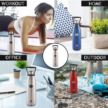Load image into Gallery viewer, Cello Swift Stainless Steel Double Walled Flask, Hot and Cold, 1500ml, 1pc, Silver
